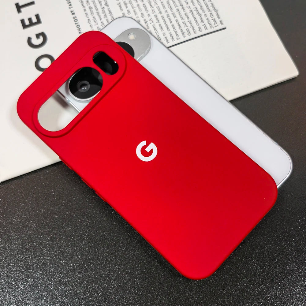 Google Pixel Case | Liquid Silicone Anti-Fall Half-Wrapped Protective Cover