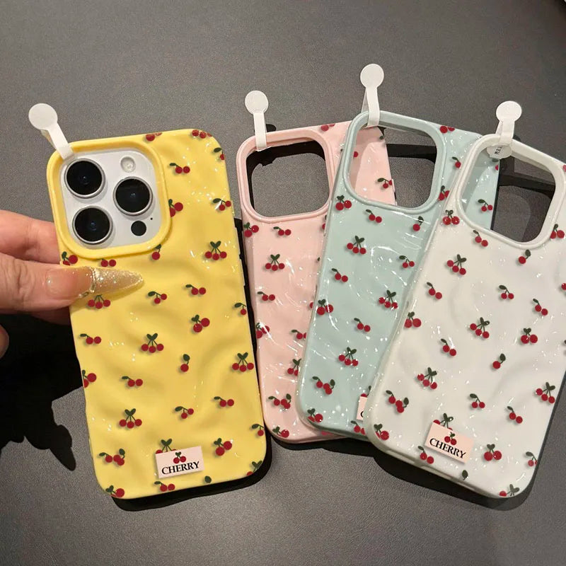 Half-Wrapped Pattern & Cartoon Phone Case | Shockproof & Anti-Fingerprint for iPhone