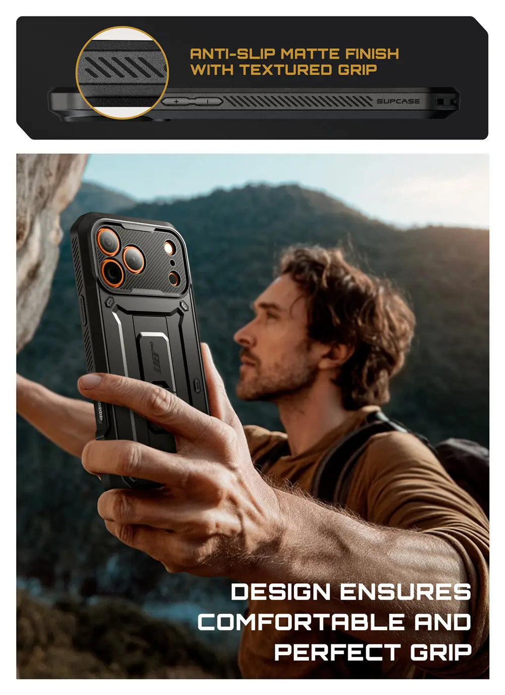 Rugged SUPCASE Full-Coverage iPhone 17 Pro Case | Shockproof with Holster & Kickstand