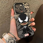 Full-Coverage Cartoon & Written Words Phone Case | Anti-Scratch & Waterproof for iPhone