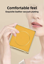 Samsung Galaxy Z Flip 7 Case | Luxury PU Leather Magnetic Full-Coverage Protective Back Cover