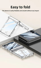 Soft Silicone Full-Coverage Case for Samsung Galaxy Z Flip 7 | Airbag, Magnetic & Magsafe Compatible