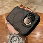 Cute Candy Wave Matte iPhone Case | MagSafe Wireless Charging Compatible