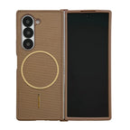 Samsung Galaxy Z Fold 7 Case | Luxury PU Matte Full-Coverage Magnetic Wireless Charging Protective Cover