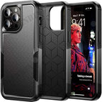 Dual-Layer Plain Plastic Phone Case | Anti-Fingerprint & Dustproof Half-Wrapped Cover for iPhone