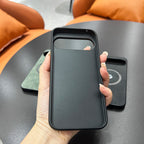 Pixel 9 / 9 Pro / 9 Pro XL / 9A / 10 / 10 Pro / 10 Pro XL Case | Luxury Magnetic PU Leather Half-Wrapped Case