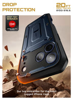 Rugged SUPCASE Full-Coverage iPhone 17 Pro Case | Shockproof with Holster & Kickstand