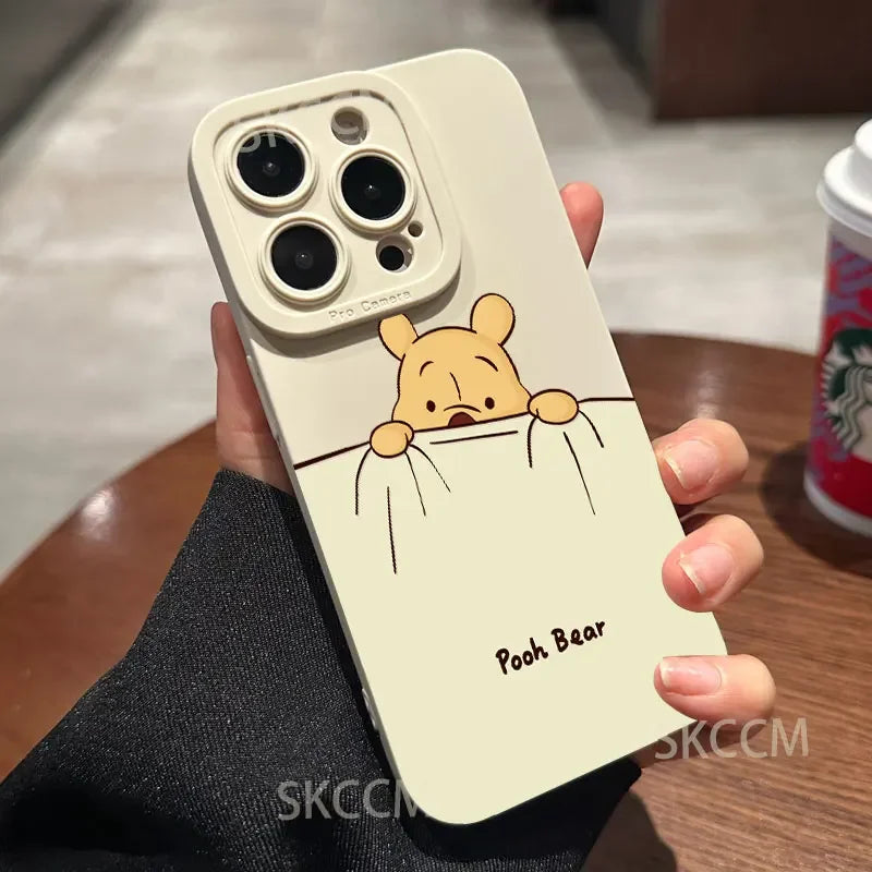 Full-Coverage Smiling Face & Cartoon iPhone Case | Waterproof & Anti-Scratch