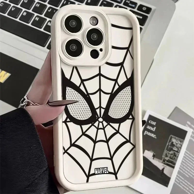 Full-Coverage Cartoon Plastic Phone Case | Shockproof & Anti-Fingerprint for iPhone