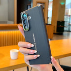 Samsung Galaxy Z Fold 7 Case | Luxury Plating Hard PU Full-Coverage Protective Back Cover