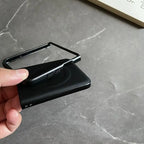 Luxury PU Leather Case for Samsung Galaxy Z Flip 7 | Magnetic & Wireless Charging Compatible