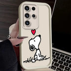 Cartoon & Animal Half-Wrapped Phone Case | Shockproof, Anti-Fingerprint & Soft Grip