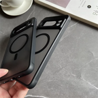 Google Pixel 6 / 6A / 6 Pro / 7 / 7A / 8 / 8A / 8 Pro / 9 / 9A / 9 Pro / 9 Pro XL Case | Matte Translucent Magnetic Wireless Charging Shockproof Half-Wrapped Cover