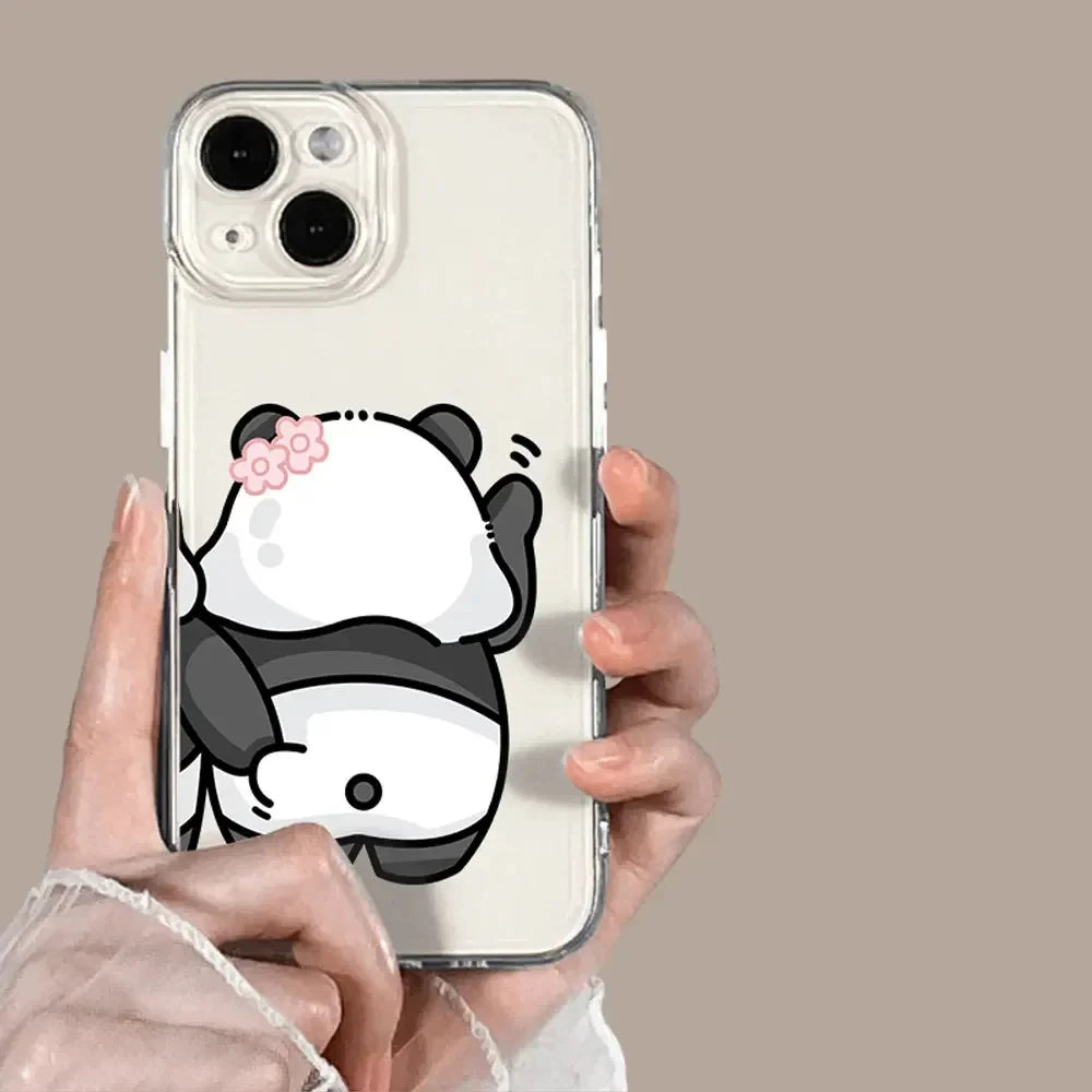 Full-Coverage Cartoon & Animal Silicone Phone Case | Shockproof & Water-Resistant for iPhone