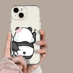 Full-Coverage Cartoon & Animal Silicone Phone Case | Shockproof & Water-Resistant for iPhone