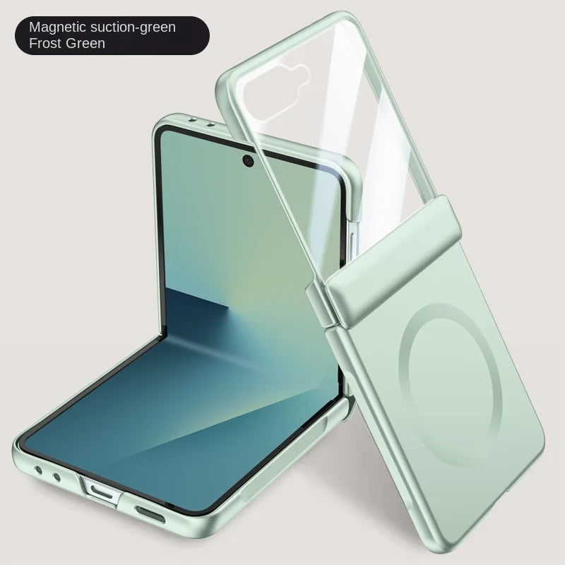 Samsung Galaxy Z Flip 7 Case | Hard Skin Magnetic Full-Coverage Protective Case