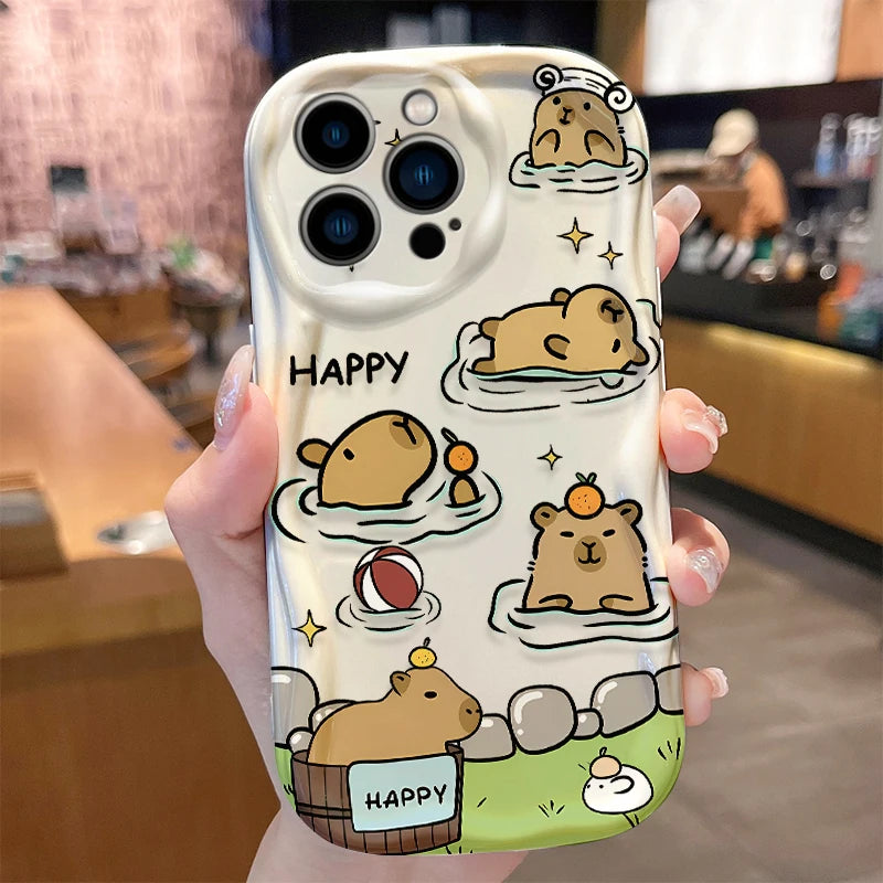 Half-Wrapped Pictorial Phone Case | Shockproof & Anti-Fingerprint for iPhone