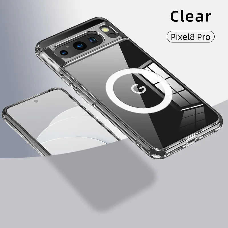 Google Pixel Case | Magnetic Half-Wrapped Protective Cover for Daily Use