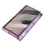 Magnetic Full-Coverage Case with Ring Stand for Samsung Galaxy Z Fold 7 | Hard Transparent Protective Cover