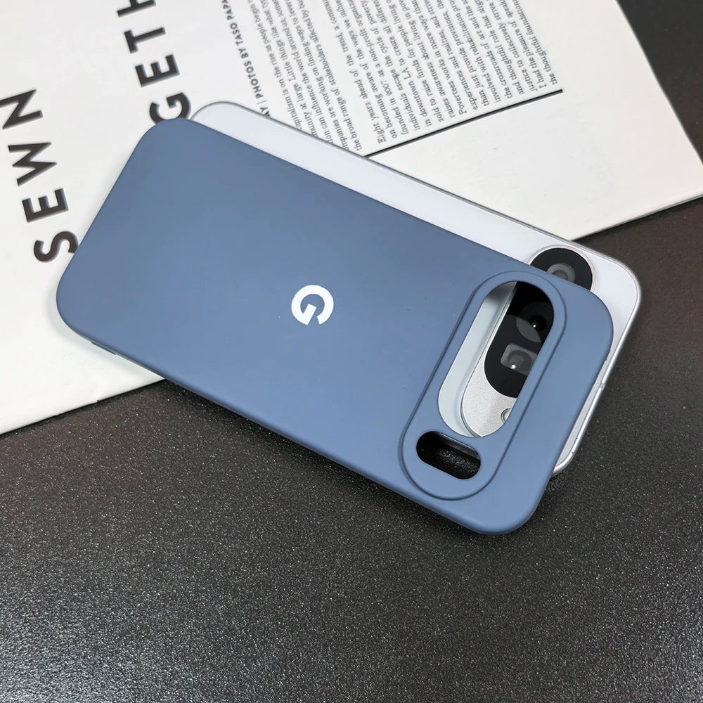 Google Pixel Case | Liquid Silicone Anti-Fall Half-Wrapped Protective Cover