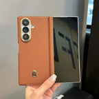 Samsung Galaxy Z Fold 7 Case | Luxury PU Leather Full-Coverage Protective Back Cover