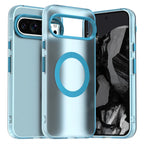 Google Pixel 8 / 8A / 8 Pro / 9 / 9A / 9 Pro XL Case | Matte Clear Magnetic MagSafe Shockproof Frosted Armor Cover