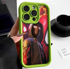 Full-Coverage Cartoon Silicone Phone Case for iPhone