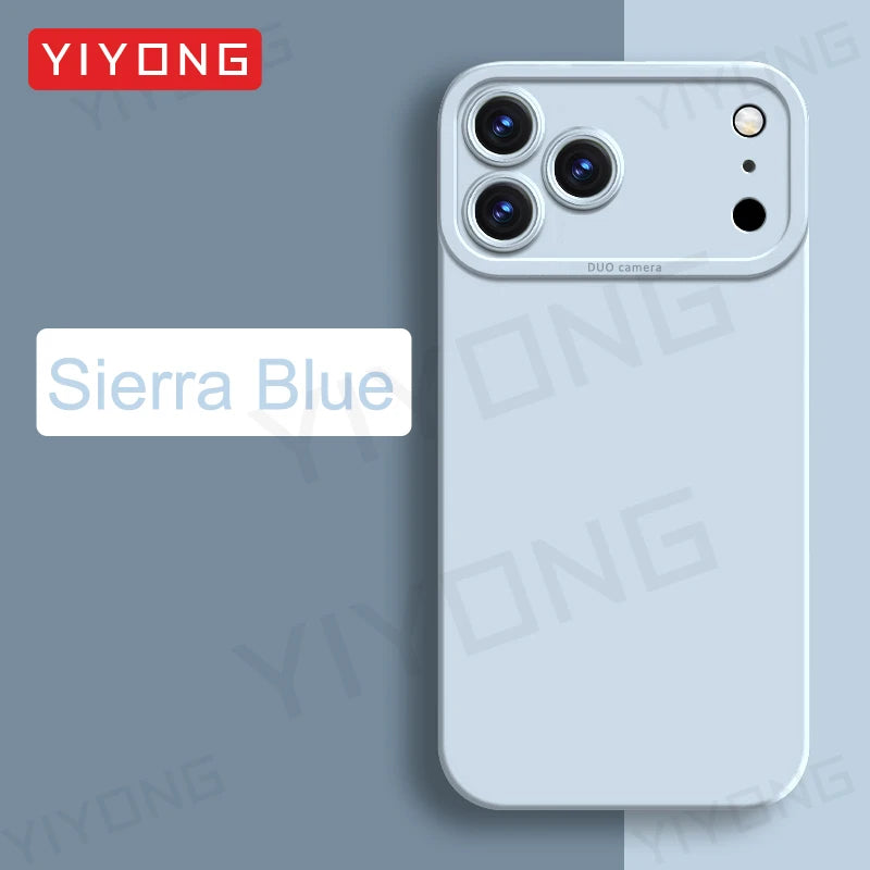 ZROTEVE Original Liquid Silicone Soft Case for iPhone 12–17 Series | Square Matte Anti-Fingerprint Full Coverage Phone Cover