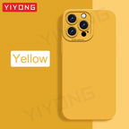 ZROTEVE Original Liquid Silicone Soft Case for iPhone 12–17 Series | Square Matte Anti-Fingerprint Full Coverage Phone Cover