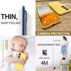Square Liquid Silicone Soft Case for Samsung Galaxy S22-S25 Ultra | Washable & Lightweight Half-Wrapped Cover