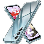 Shockproof Clear Silicone Bumper Case for Samsung S21-S25 Series | Ultra-Thin & Lightweight