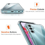 Shockproof Clear Silicone Bumper Case for Samsung S21-S25 Series | Ultra-Thin & Lightweight
