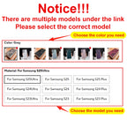 Luxury Magnetic Wireless Charging Matte Case for Samsung Galaxy S22-S25 Ultra | Shockproof Soft Half-Wrapped Cover