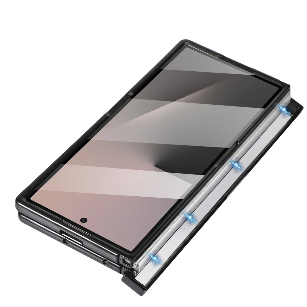 Samsung Galaxy Z Fold 7 Case | Hard PC Magnetic Full-Coverage Protective Case with Stand Holder