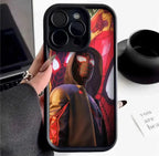 Full-Coverage Cartoon Silicone Phone Case for iPhone