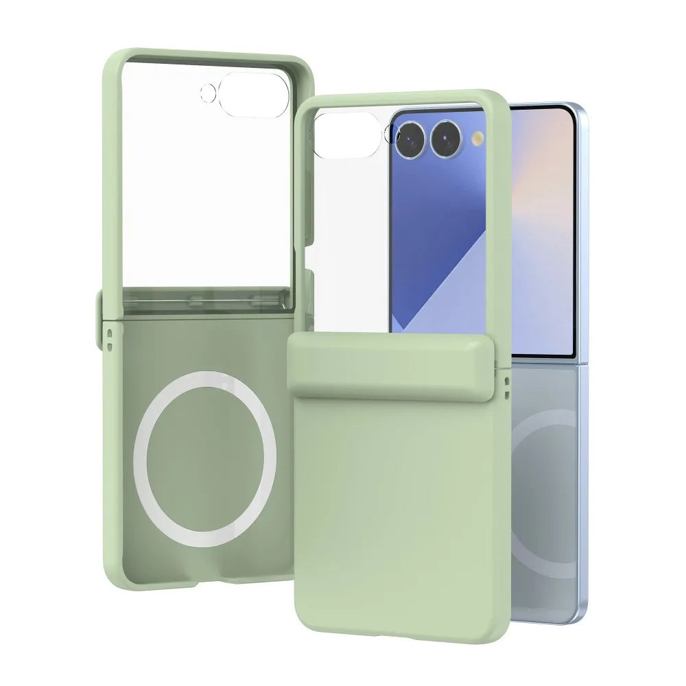 Samsung Galaxy Z Flip 7 Case | Hard Skin Hinge Magnetic Full-Coverage Protective Case