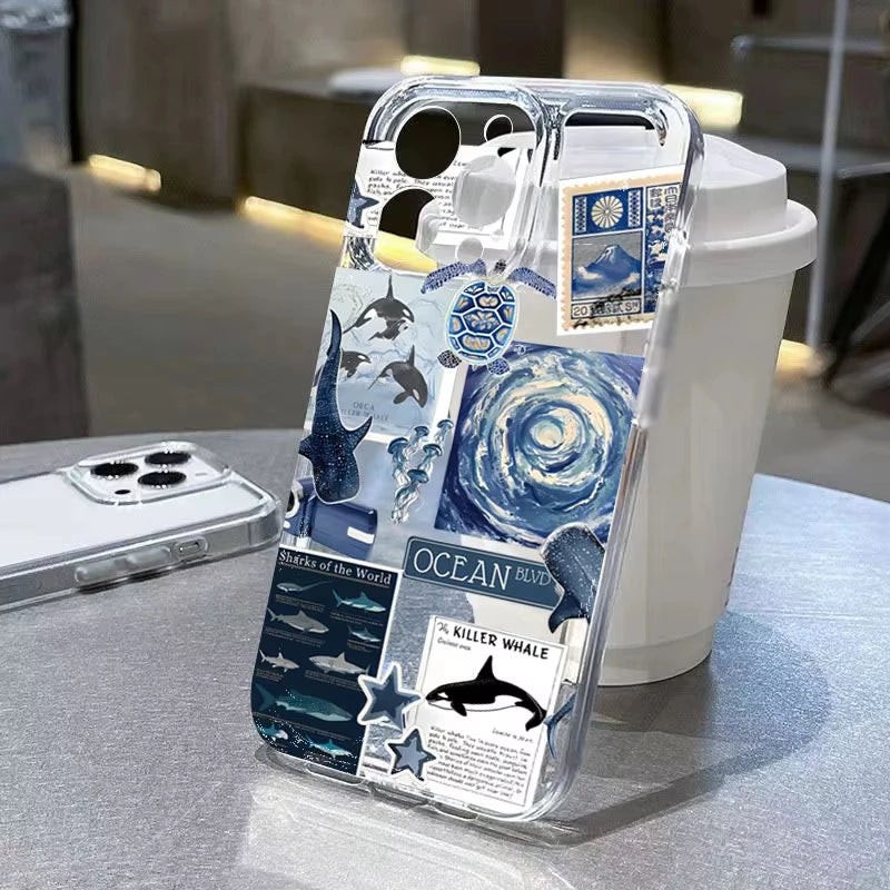 Cartoon Animal Half-Wrapped Phone Case | Shockproof, Anti-Fingerprint & Non-Slip