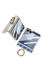 Samsung Galaxy Z Flip 7 Case | Hard Full-Coverage Protective Case with Ring, Middle Hinge & Magnetic Wireless Charging  📱 Short Descriptio