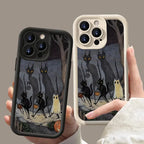 Full-Coverage Cartoon, Animal & Anime Phone Case | Anti-Fingerprint & Shockproof for iPhone