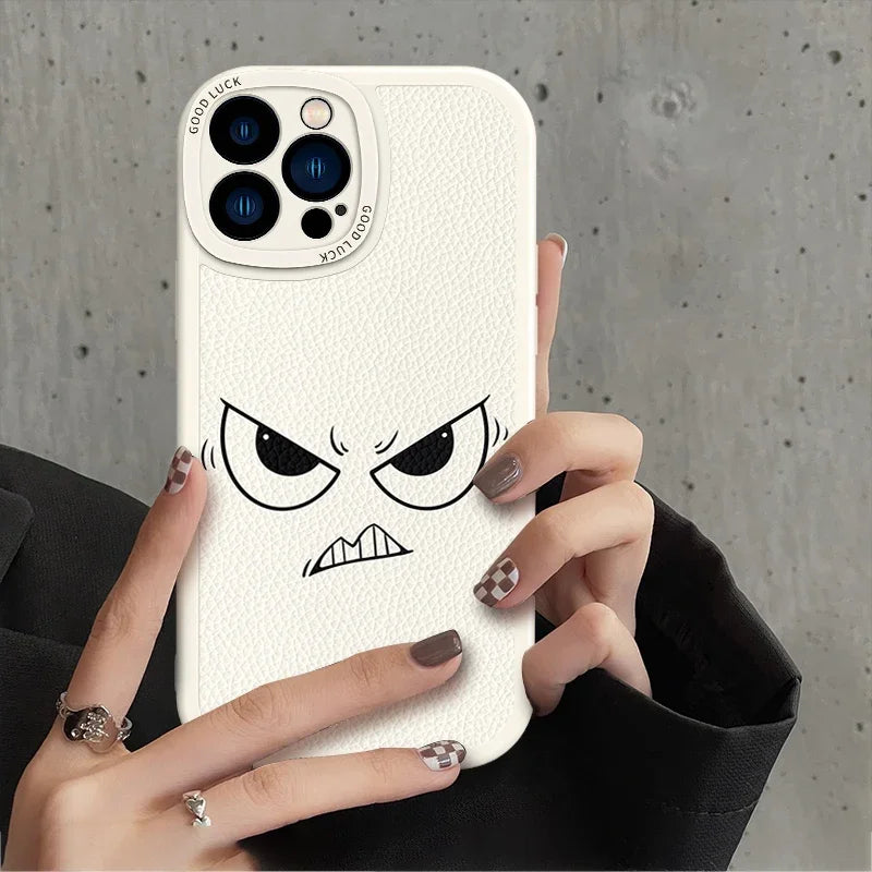 Full-Coverage Cartoon iPhone Case | Shockproof, Anti-Fingerprint & Water-Resistant