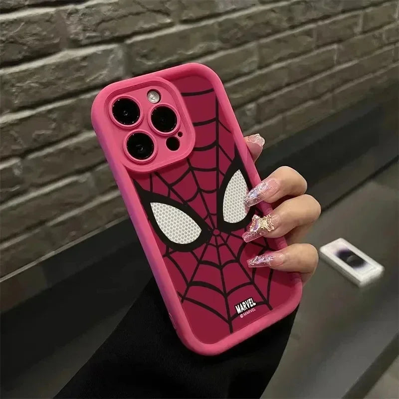 Full-Coverage Cartoon Plastic Phone Case | Shockproof & Anti-Fingerprint for iPhone