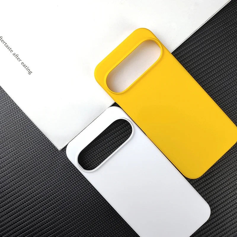 Google Pixel 7 / 7A / 8 / 8A / 8 Pro / 9 / 9 XL / 9 Pro XL Case | Slim Matte Solid Color Shockproof PC Half-Wrapped Cover