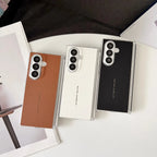 Samsung Galaxy Z Fold 7 Case | Hard PU Hinge Magnetic Full-Coverage Protective Back Cover