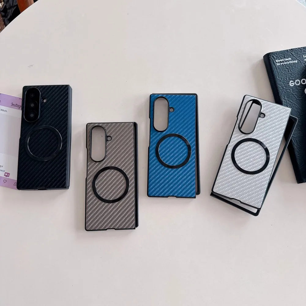 Samsung Galaxy Z Fold 7 Case | Luxury Plating Hard PU Full-Coverage Protective Back Cover