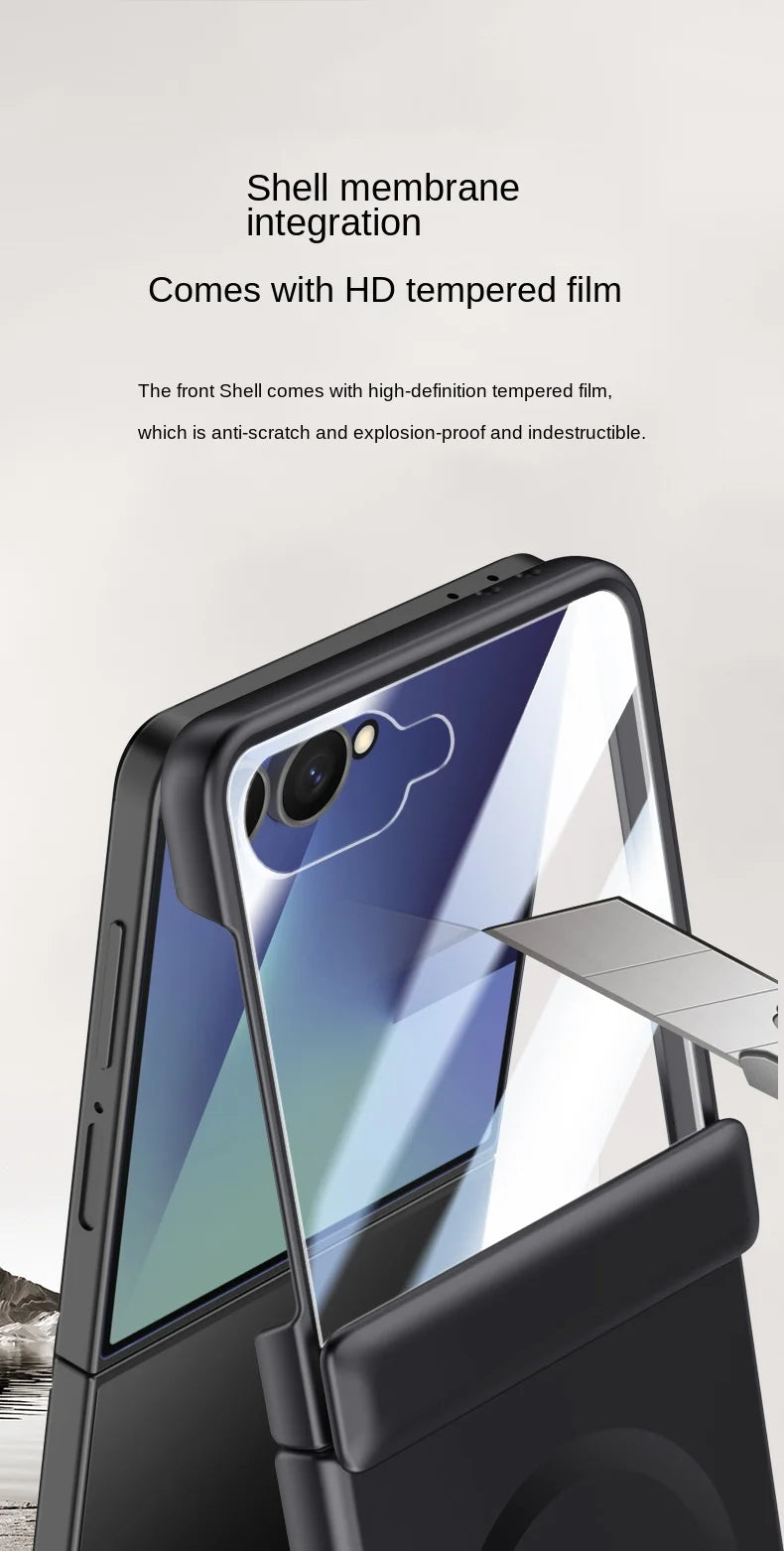 Samsung Galaxy Z Flip 7 Case | Hard Skin Magnetic Full-Coverage Protective Case