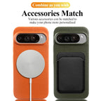 Google Pixel Full-Coverage Genuine Leather Magnetic Magsafe Case