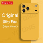 ZROTEVE Original Liquid Silicone Soft Case for iPhone 12–17 Series | Square Matte Anti-Fingerprint Full Coverage Phone Cover