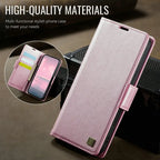 Luxury Magnetic PU Leather Wallet Case with Card & Cash Slots | Shockproof Flip Cover for iPhone
