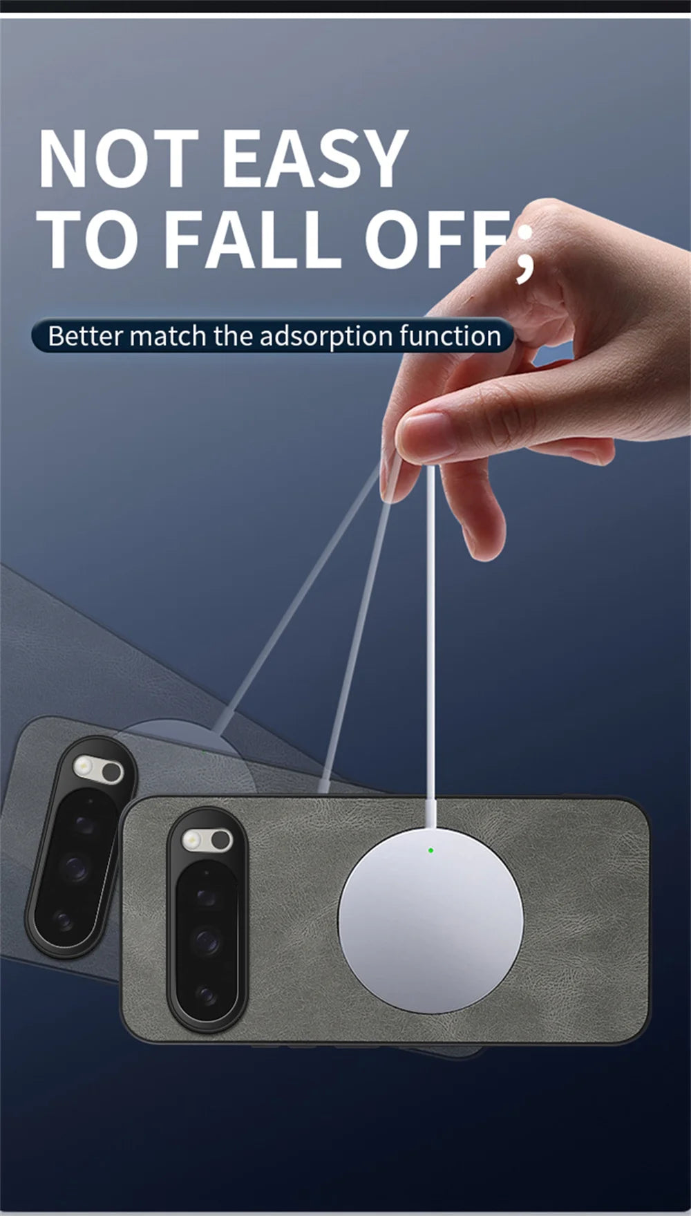 Google Pixel Luxury Classic PU Leather Magnetic Full-Coverage Magsafe Case