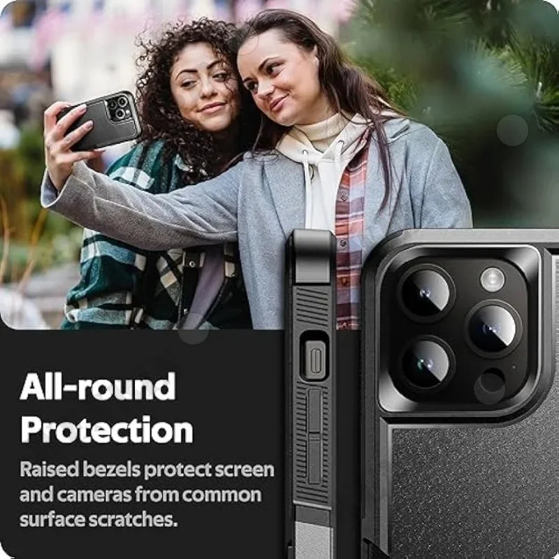 Dual-Layer Plain Plastic Phone Case | Anti-Fingerprint & Dustproof Half-Wrapped Cover for iPhone